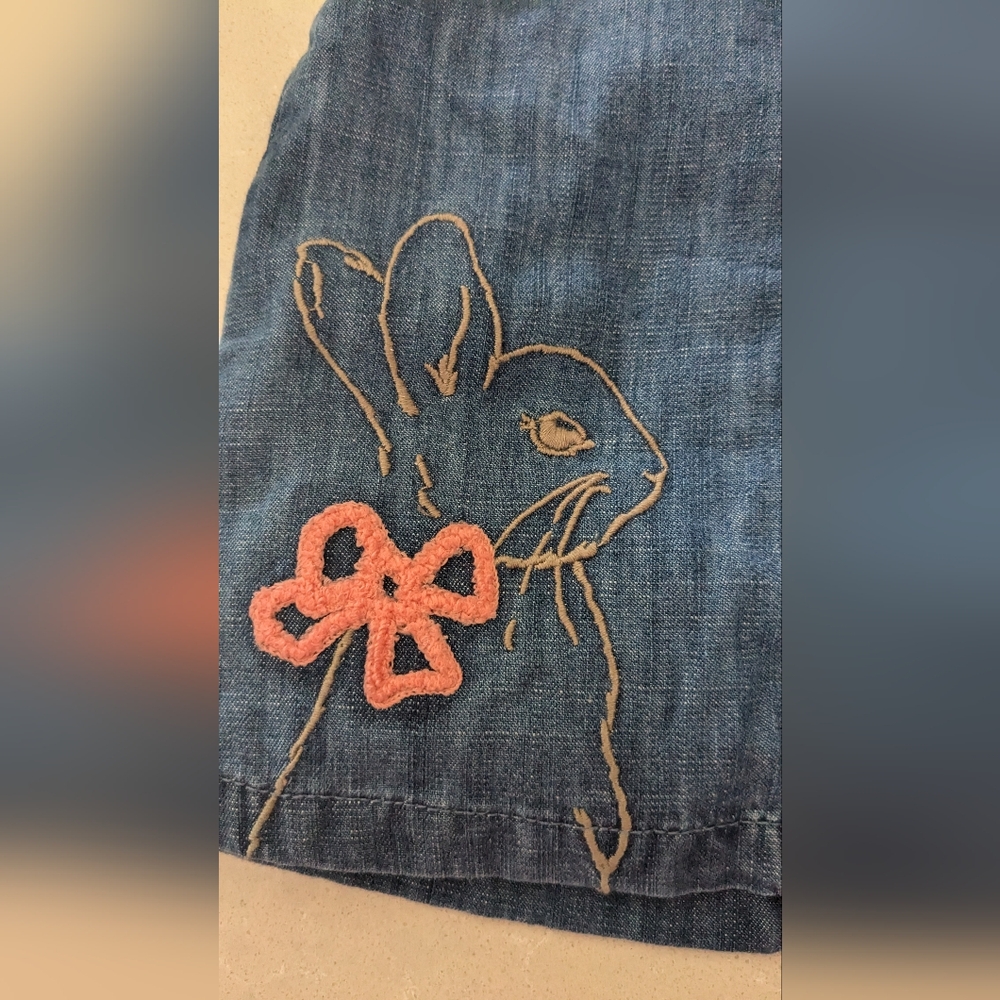 Peter Rabbit Denim Style Dress - Picture 2 of 7